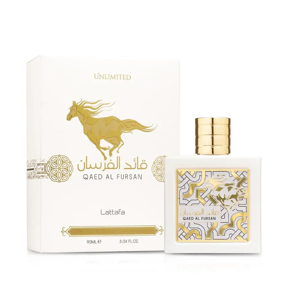 Lattafa Qaed Al Fursan for Men, Eau de Parfum Spray, 3.04 Ounce
