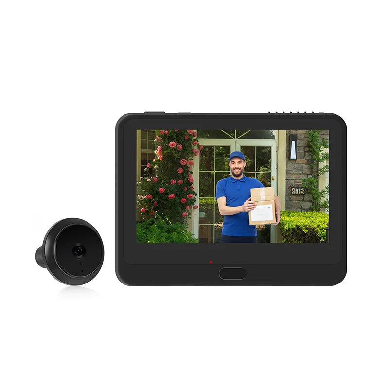 4.3inch Tuya Smartlife WiFi Doorbell Visual Door Peephole Video Door Phone Camera PIR Home Security Wireless Intercom Doorviewer