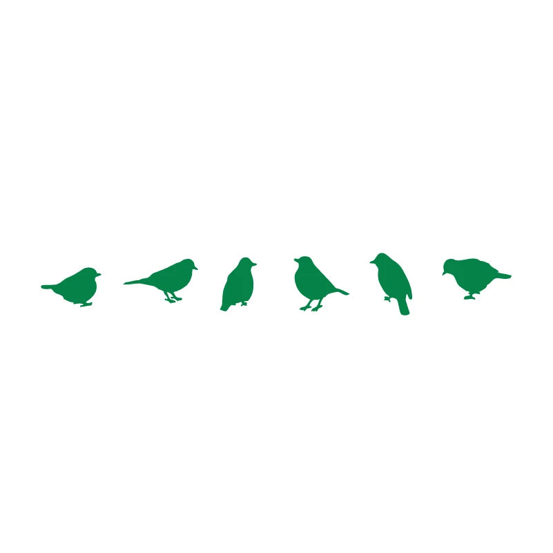 Birds Vinyl Wall Sticker Modern Home Decoration, DIY Creative Bird Decal For Car Window Laptop Decor