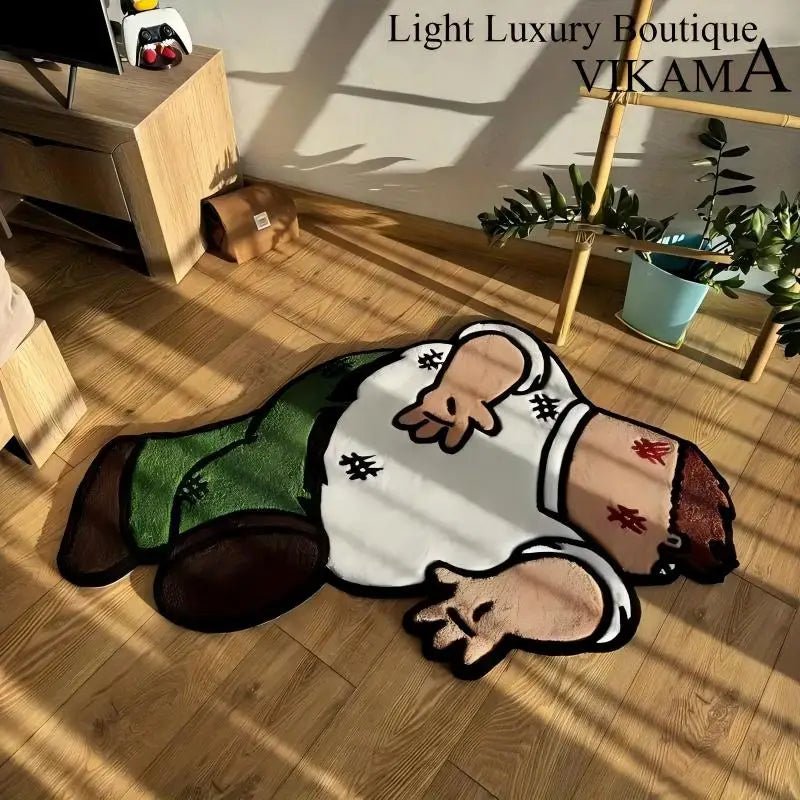 VIKAMA American-Style Cartoon Prone Figure Carpet.
