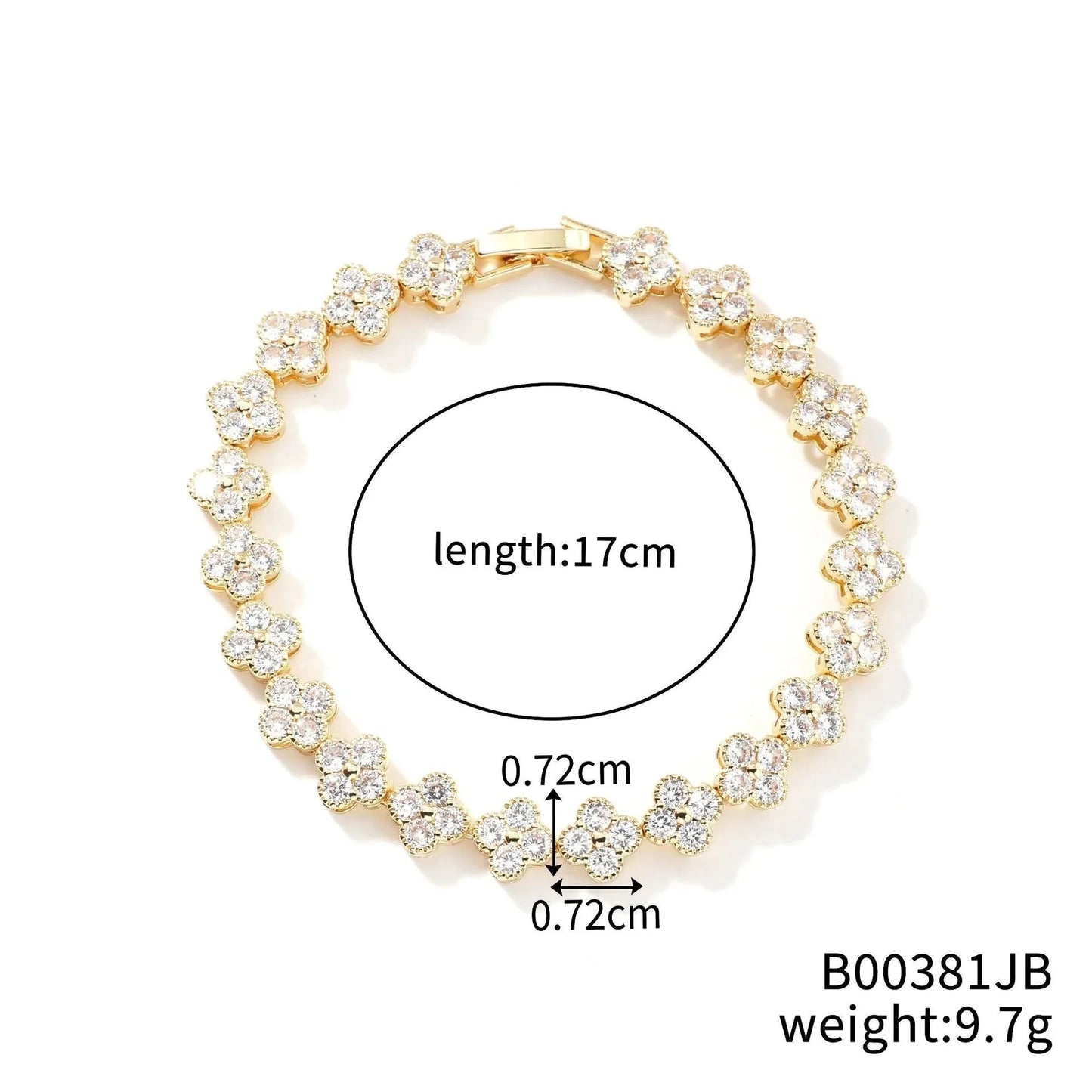 Flower Lucky Stainless Steel Bracelet