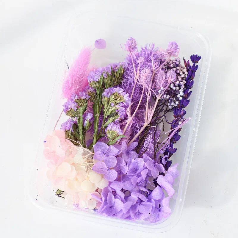 1Box Dried Flowers Dry Plants for Epoxy Resin Casting Mold DIY Aromatherapy Candle Molds Crafts Accessories