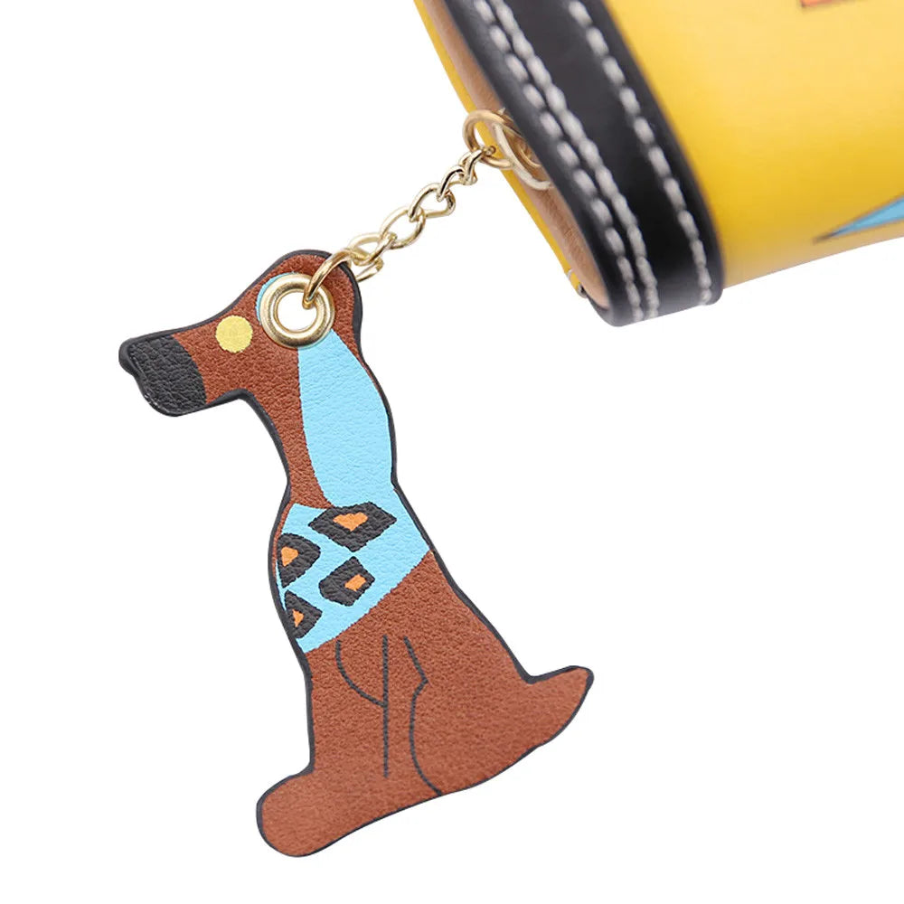 Cartoon Dog Kawaii Coin Purses Women Purse Bag Handbag Designer Wallets Famous Brand Women Wallet Zipper Hasp кошелек женский