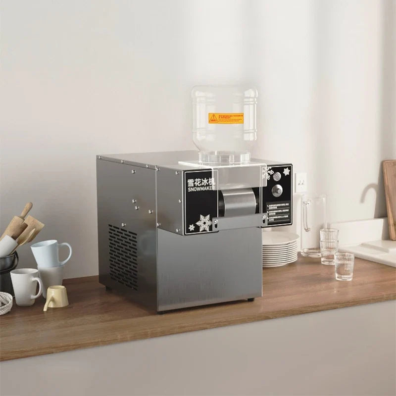 Mini Snow Ice Maker Shaver Machine Europe Snowflake Ice Machine Korea Bingsu Machine Snowflake Ice Shaving Machine 220/110V