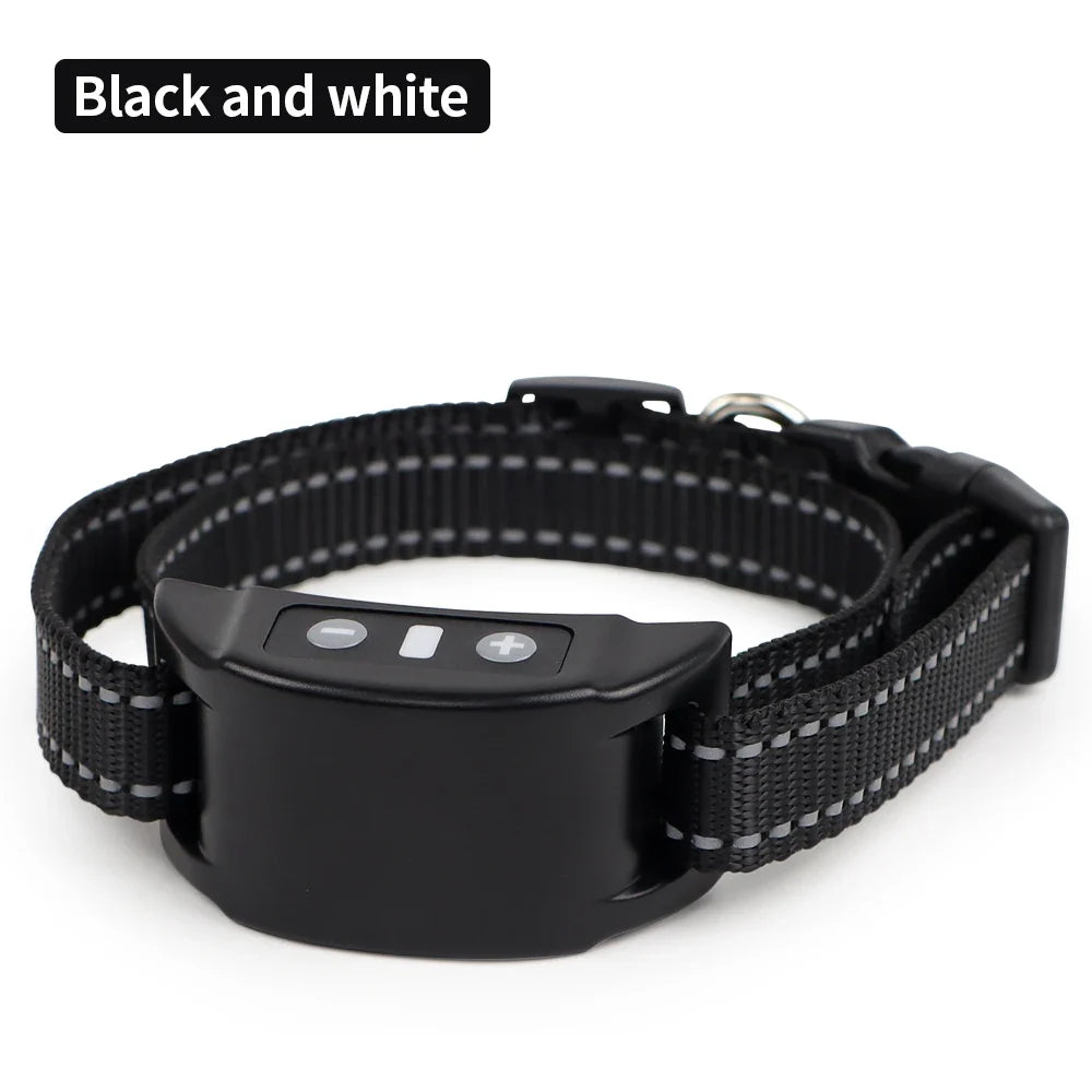 Dog Auto Anti-Bark Collar USB Rechargeable Training Collars Safety Static Shock Humane Electric Anti Bark Collars Pet Supplies