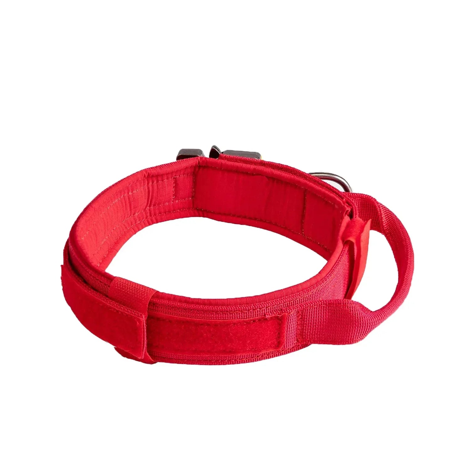 actical Dog Collar  Adjustable Military Training Nylon Dog Collar with  Heavy Metal Buckle for Medium and Large Dogs
