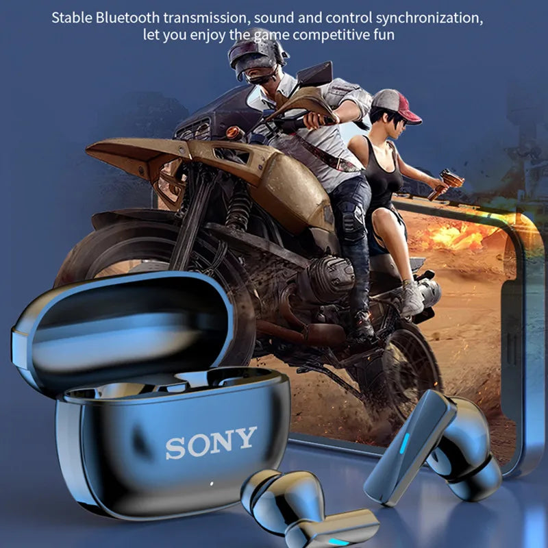 Sony True Wireless Bluetooth Earphones & Headphones In-ear Earplugs Waterproof Fitness Motion Music Hedset Flip Cover Earphone