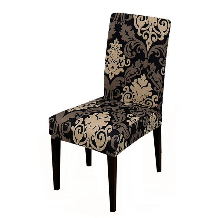 Chair Cover Printed Stretch Anti-dirty Elastic Seat Cover used For Wedding Party Home Kitchen Dining Room office living room