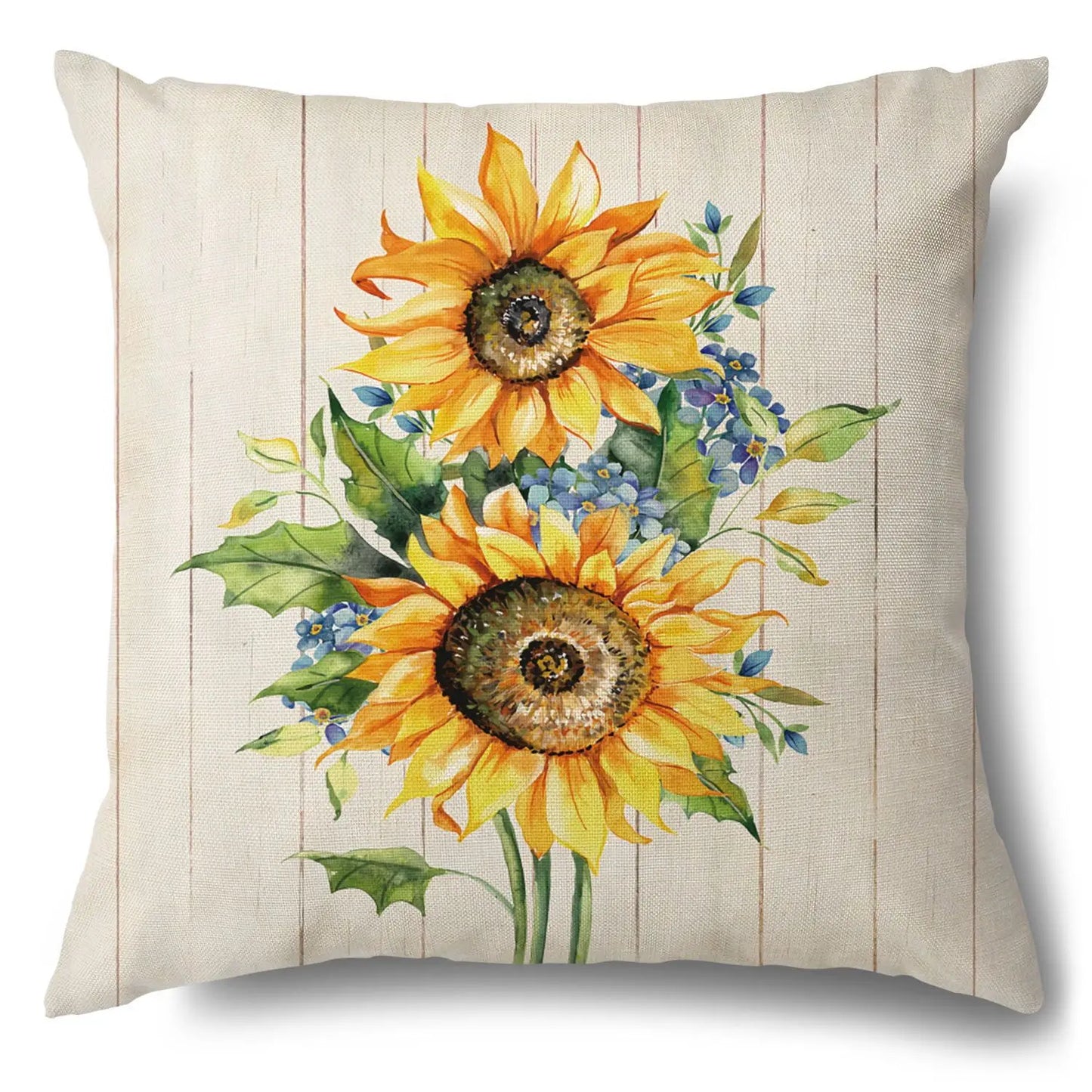 Sunflower Pillow Cover Fall Thanksgiving Decorative Cushion Cover Autumn Farmhouse Home Sofa Decor Pilow Case Flowers Pillowcase