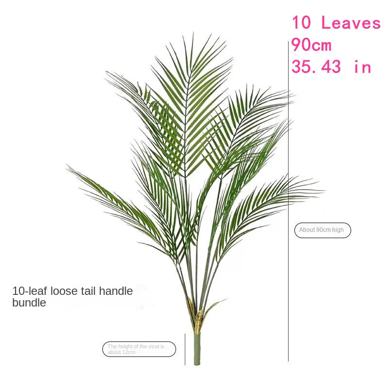 Large Artificial Palm Tree Green Tropical Fake Plants Flower Arrangement Props Home Decoration Hotel Office Deco Accessori