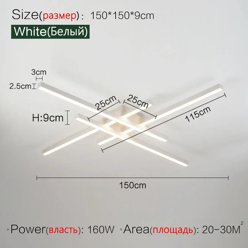 Ceiling light simple modern bedroom  atmosphere duplex villa hall Nordic lamps minimalist living room lamp room ceiling lights