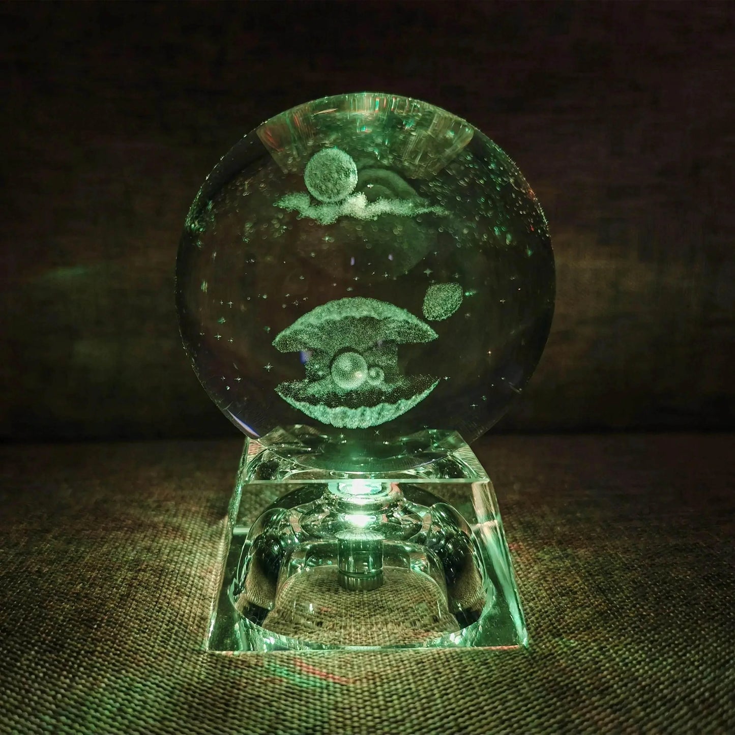 3D LED Crystal Ball Collectible