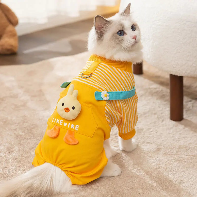 New Luxury Dog Clothes Puppy Costume Striped Jumpsuit Pet Clothes for Dog Sweatshirt Chihuahua French Bulldog Romper