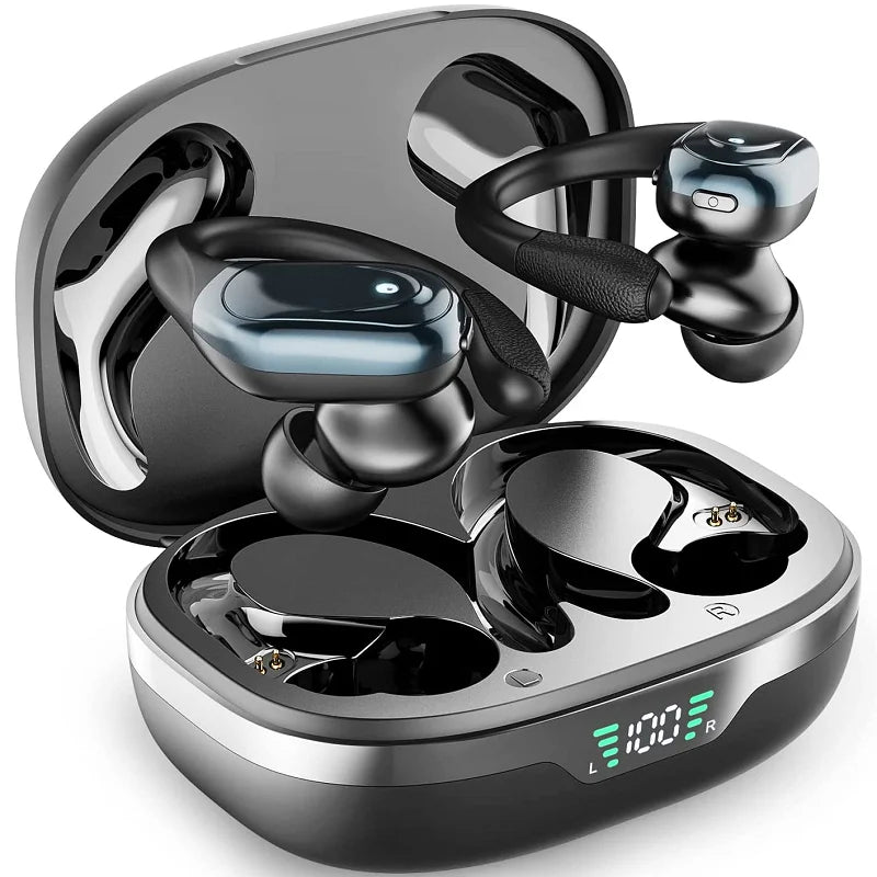 BX17 Bluetooth Earphones Tws Ear Hook Bluetooth 6.0 Running Sports Stereo Buttons Control With Microphone Wireless Headphones