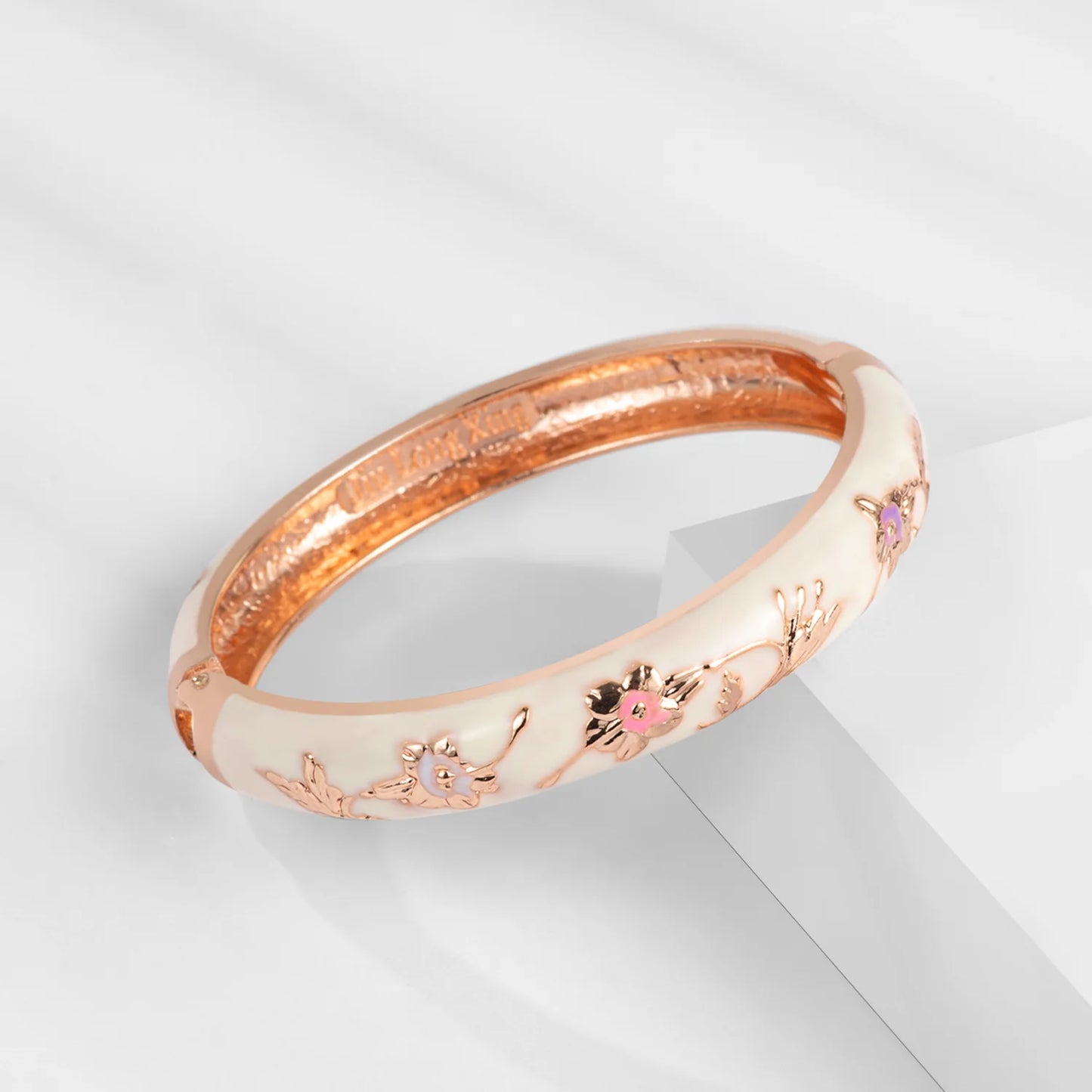 Bangle for Women Double Enamel Bangle Set Cloisonne Women's Jewelry