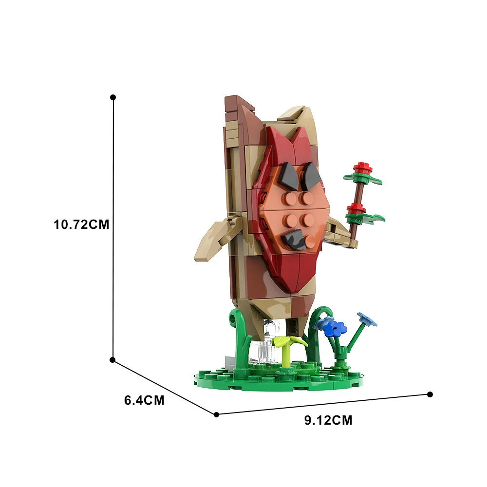 Zelda Breath Of The Wild Haha Building Block Set Anime Ruins Guardian Keglo Seeds Game Action Figures Bricks Model Children Toys