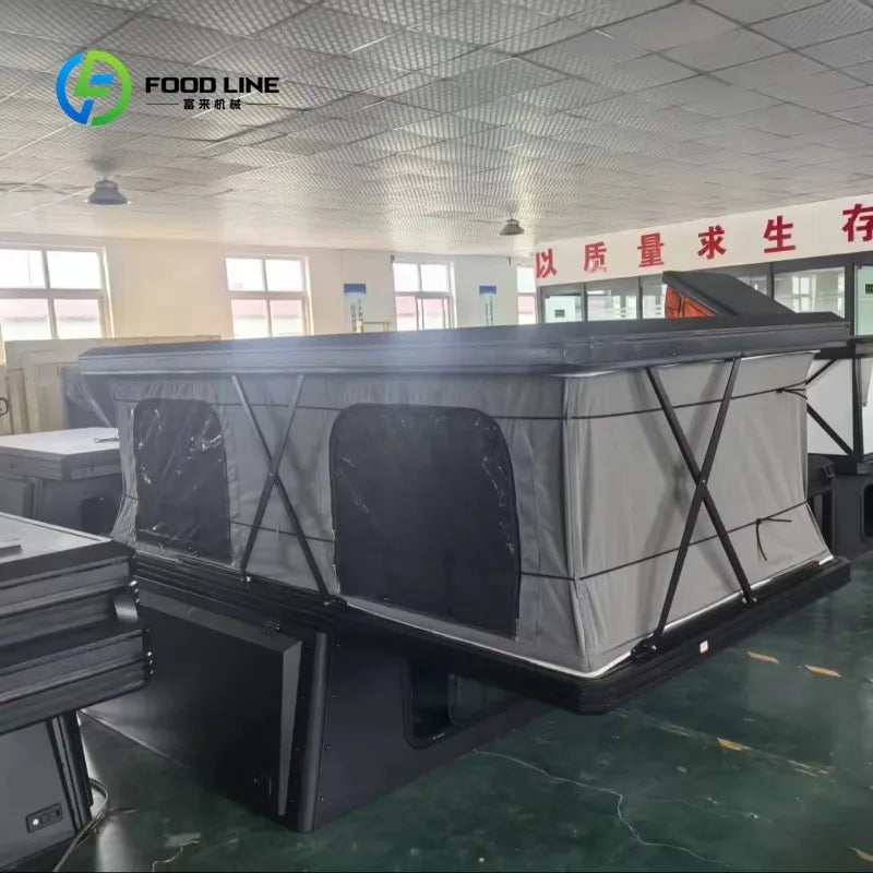 Outdoor Camping Tent - Fully Equipped Truck Camping, Pop-up Truck Camping Equipment with Bed for Outdoor Excursions.