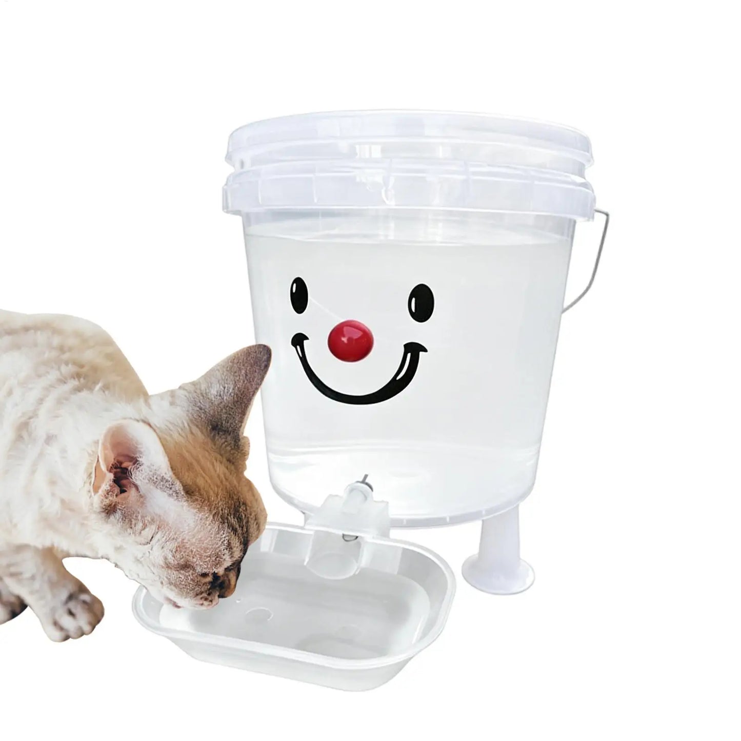 Pet Drinking Fountain Set Cartoon Automatic Water Dispenser 3/5L Large Capacity Water Dispenser Puppy Fountain Dispenser
