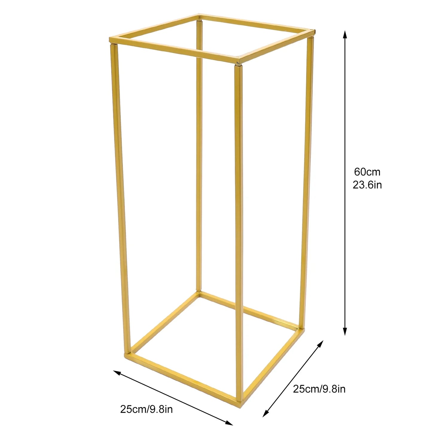 2Pcs Flower Floor Stand Metal Column Flower Stand Flower Arrangement For Wedding Party Dinner Centerpiece