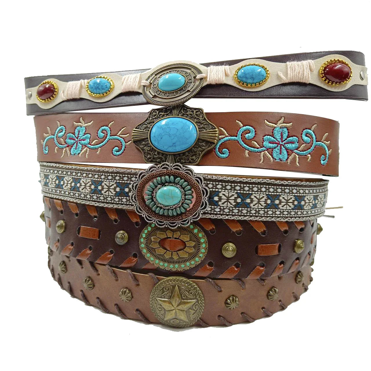 Fashion Fedora Belt Accessories Men's Women's Hats Straw Hats Accessories Belts Belt Buckles Outdoor Decoration Fashion