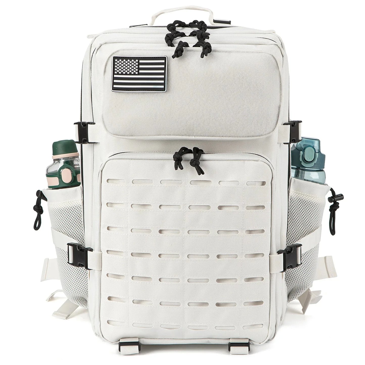 45L Tactical Backpack survival Bag Hunting MOLLE Backpack GYM For Men EDC Outdoor Hiking Rucksack Witch Bottle Holder