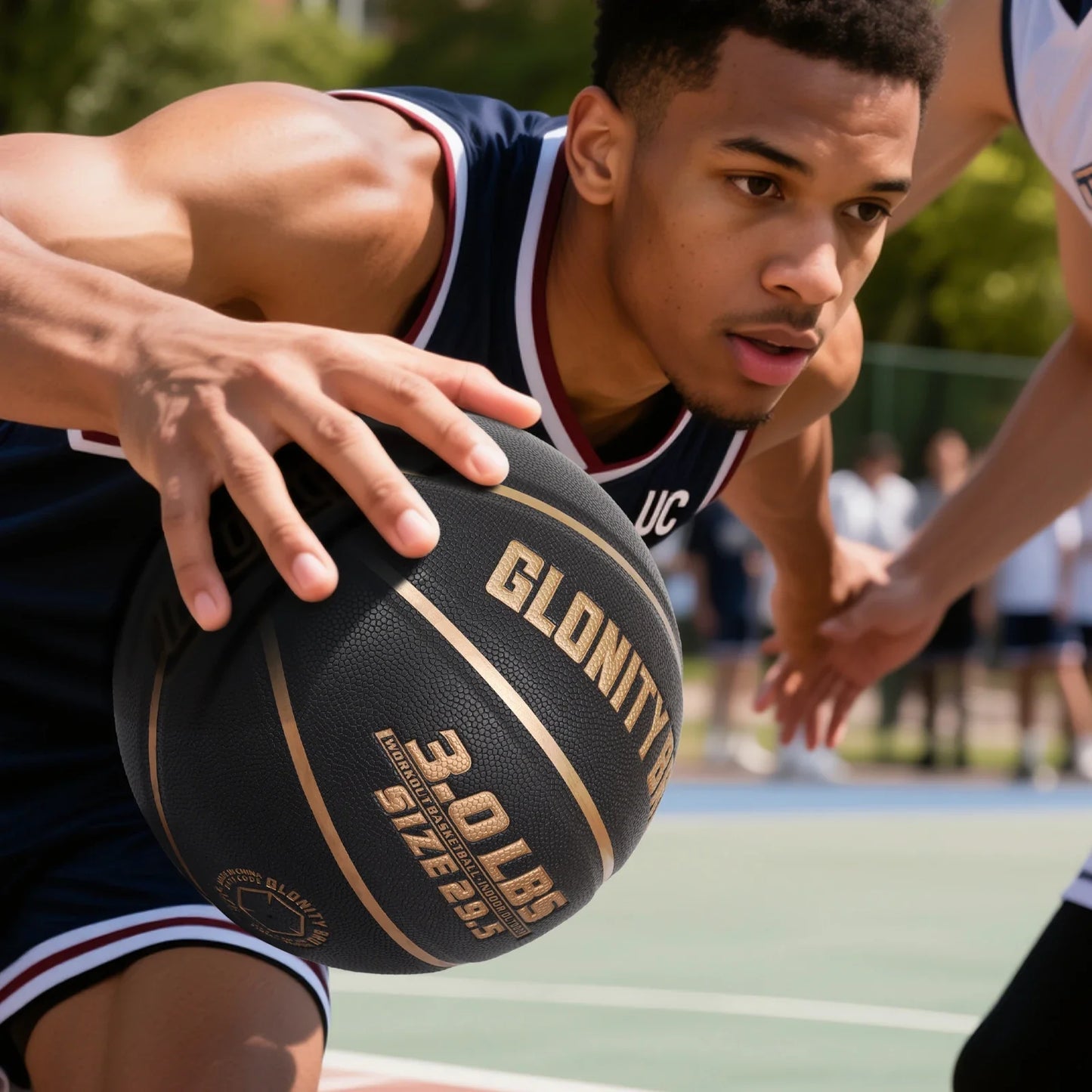 3LBS/2.2LBS Weighted Training Heavy Basketball Size 7/6 In&Outdoor For Improving Handing Dribbling Passing Rebounding Skill Ball