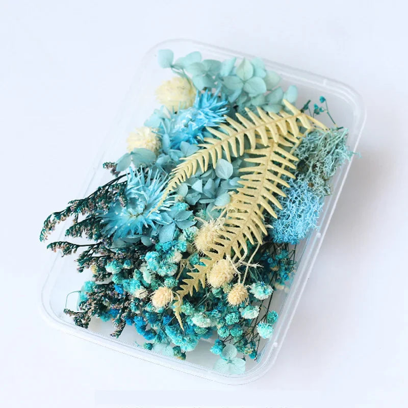 1Box Dried Flowers Dry Plants for Epoxy Resin Casting Mold DIY Aromatherapy Candle Molds Crafts Accessories