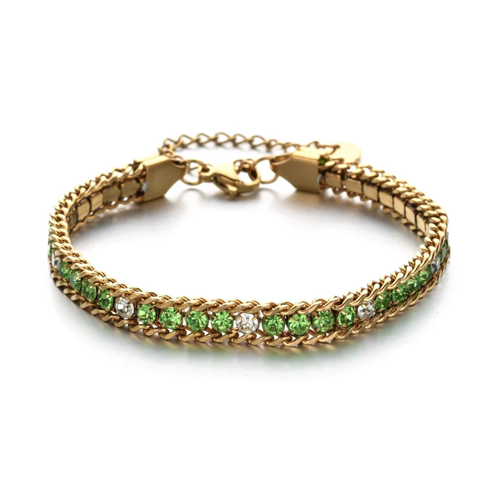 Crystal Cubic Zirconia Bracelet