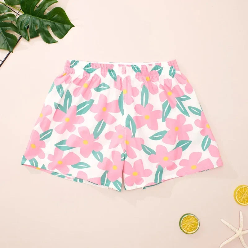 CINVIK Women Underwear Aro Pants Cotton Safety Short Pants Cute Bottoms Boxers for Women Pajama Pant Panties Lady Pajama Shorts