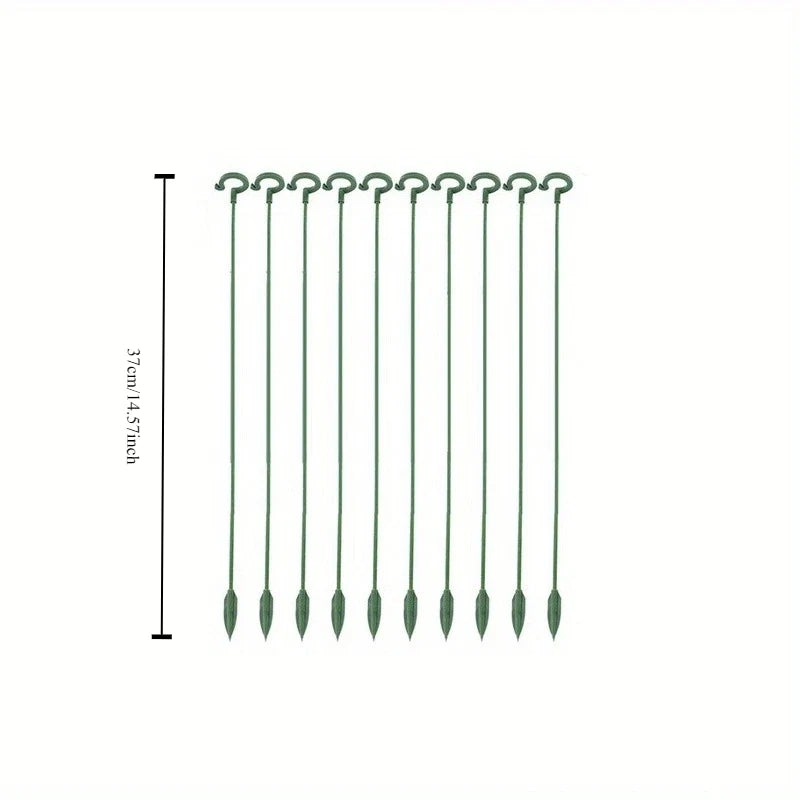 10pcs Potted Plant Support Racks Durable Floral Climbing Stands Home Garden Decor Gardening Tools