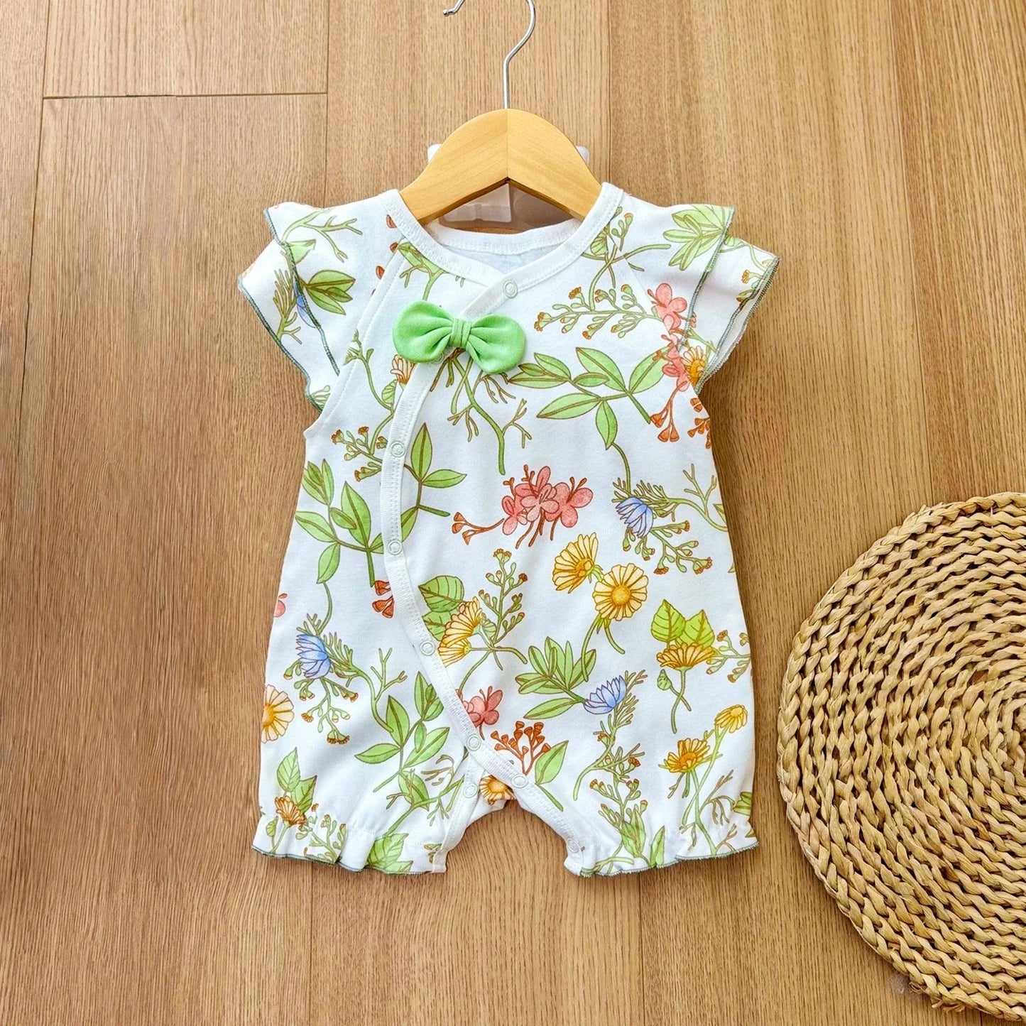 Baby Girl Rompers Summer Short Sleeve Clothing Cotton Girls Onesies