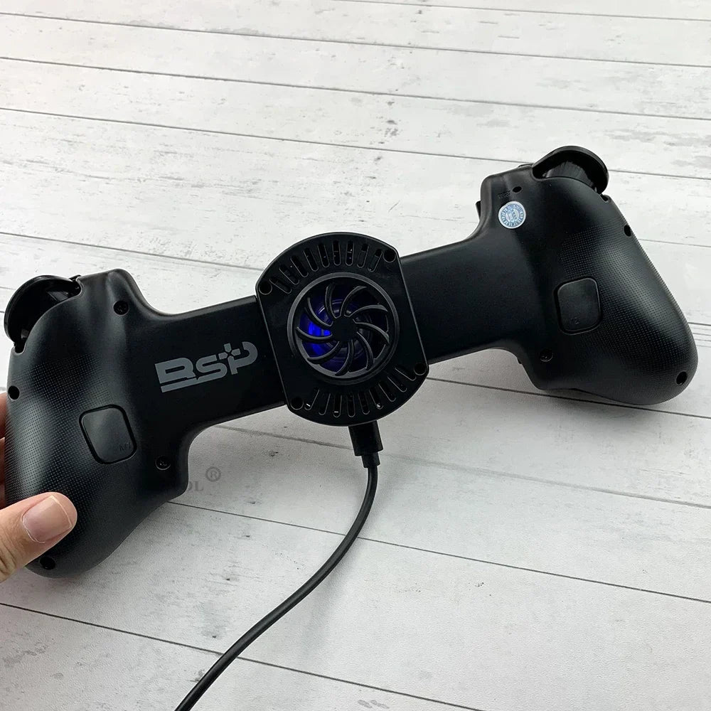 BSP-D11S Stretching Wireless Game Controller For SWITCH/Android/Apple IOS Tablet Gamepad Streaming Handle with Cooling fan