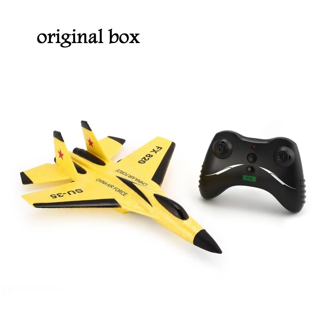 DIY RC Plane Toy EPP Craft Foam Electric Outdoor Remote Control Glider FX-801 901Remote Control Airplane DIY Fixed Wing Aircraft