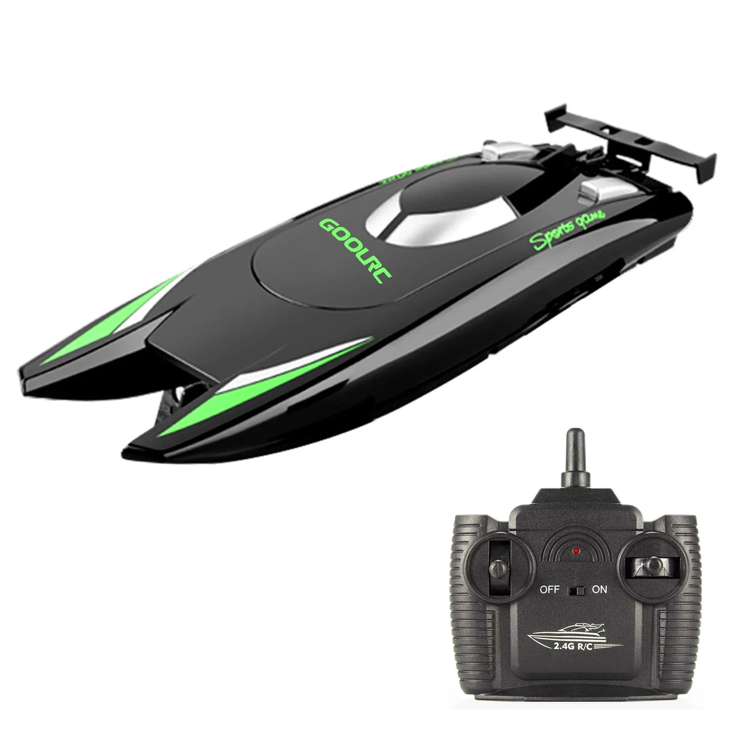 805 RC Boats for Kids Adult 25KM/H High Speed Racing Boat 2 Channels Remote Control Boats for Pools Racing Boat