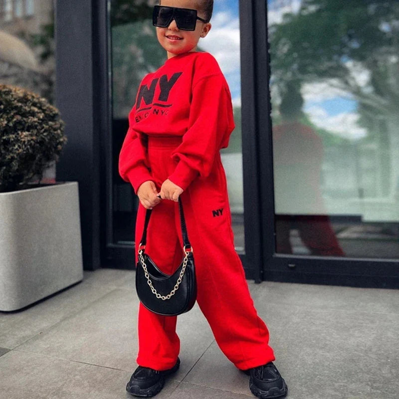 Toddler Girls Clothes Kids Autumn Winter T Shirt Pants Christmas Clothes Girls Printed Outfits Children Clothing set