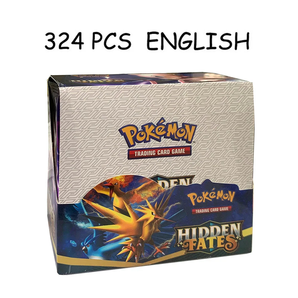 Pokémon Cards TCG: 324Pcs Scarlet & Violet Evolutions Booster Box 36 Pack Box Rare Booster Pack Vamx Collectible Card Toys Gifts