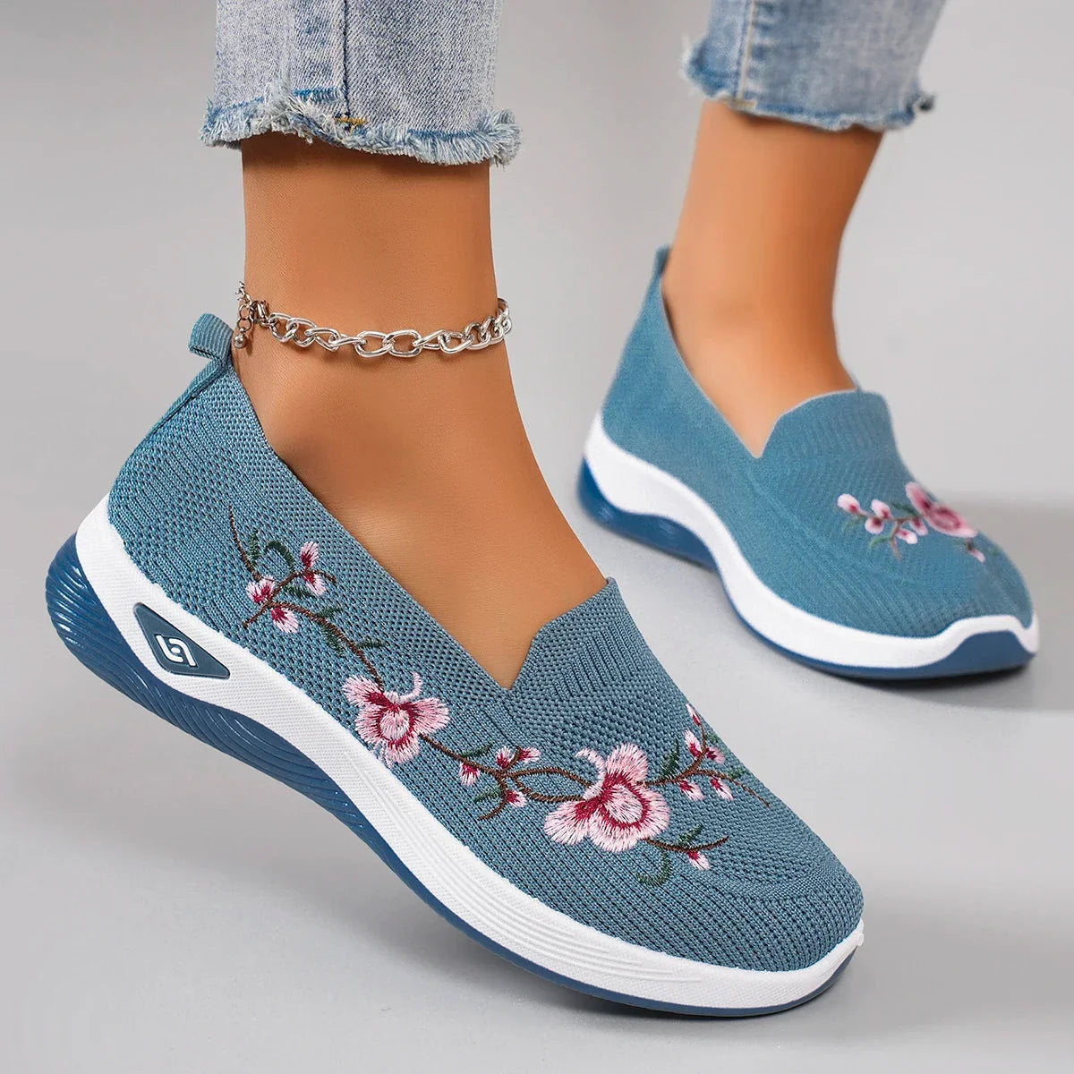 Women's summer breathable mesh flat shoes，women's shoes，casual sneakers shoes, clearance free shipping