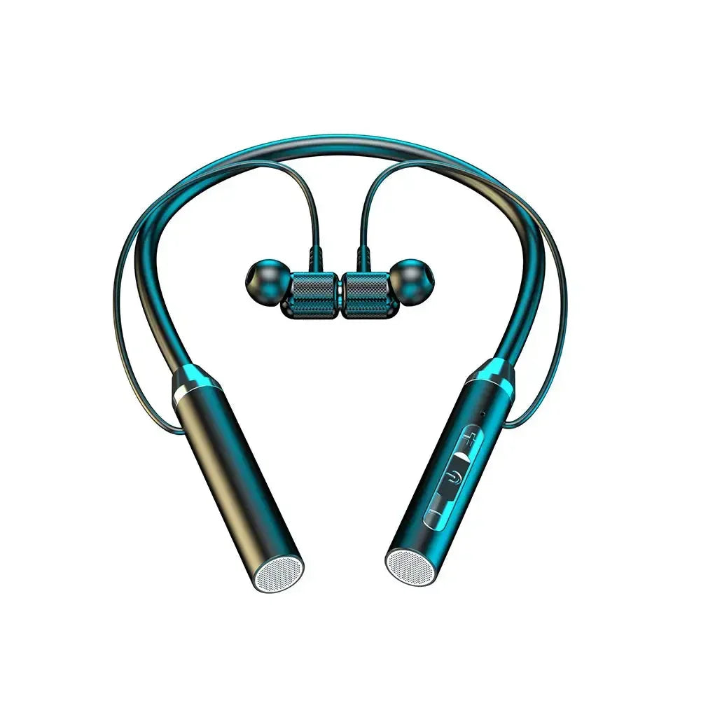 Wireless Headphones Bluetooth 5.0 Neckband Earphones Silicone Hifi 9D Stereo Sports Headset Halter Waterproof Magnetic Earbuds