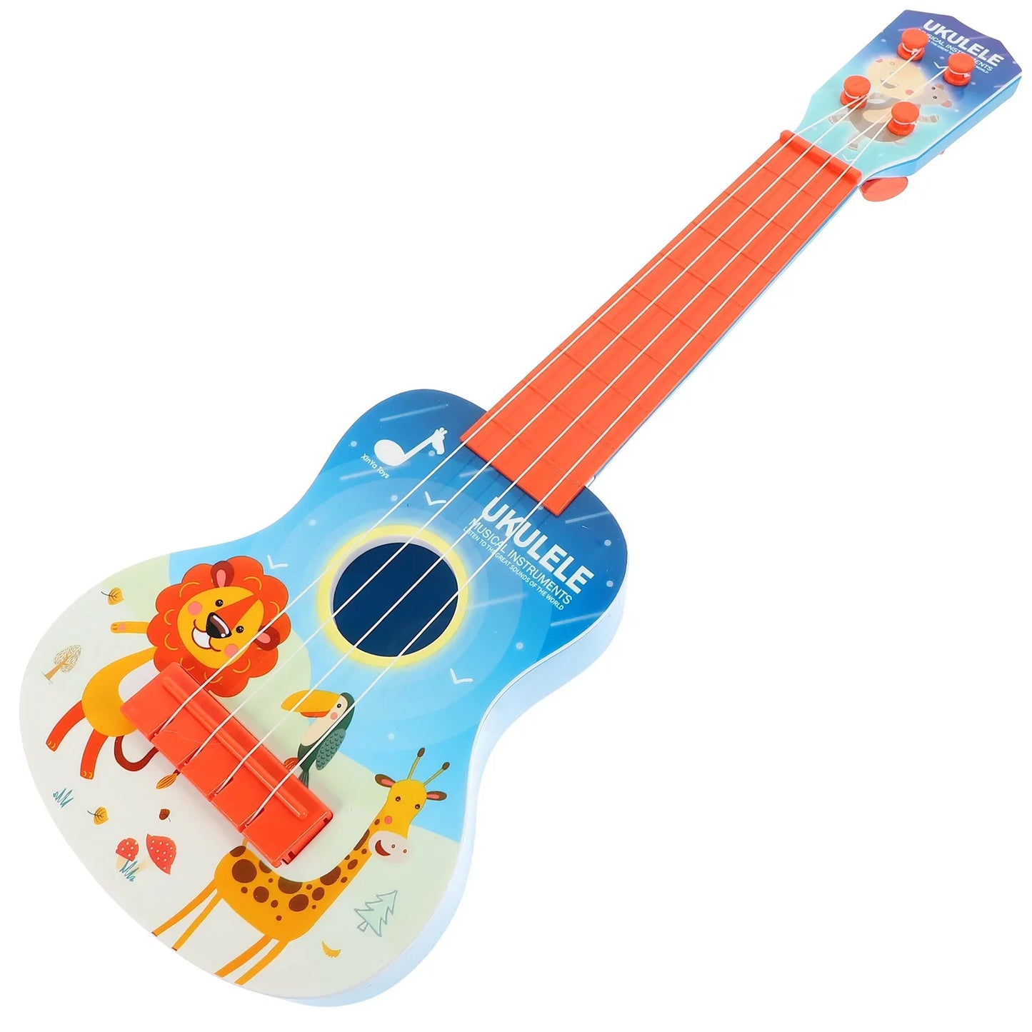 Children's Guitar Ukulele for Beginner Kids Practice Musical Instruments Accessories Plastic Small Toddler