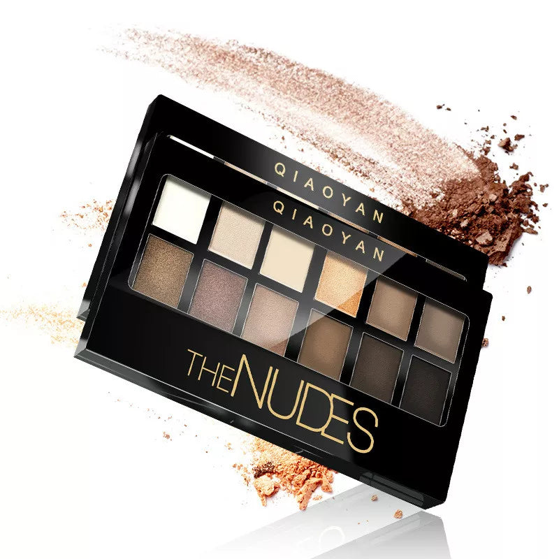 NEW Professional Eye shadow Cosmetic Matte Eye Shadow 12 Colors Make Up Set Nudes Palete Eyeshadow Palette Brighten