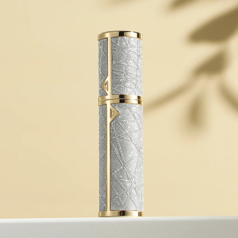 5ML Portable Compact Leather Perfume Bottle Multipurpose Sprayer Refillable Empty Perfume Atomizer for Travel Spray Bottle 1PC