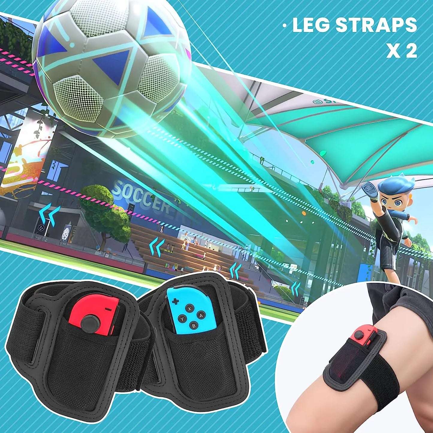 10 in 1 Sports Accessories Kit for Switch/switch OLED Sports Game 10