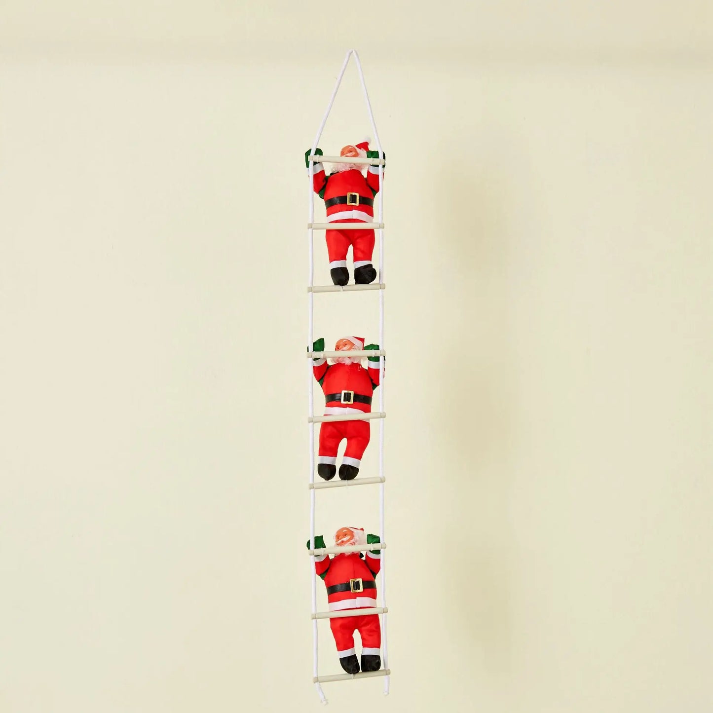 Christmas Car Decoration Rear Roof Creative Ladder Santa Claus Pendant Personalized Chimney Doll Atmosphere Ornament Party Props