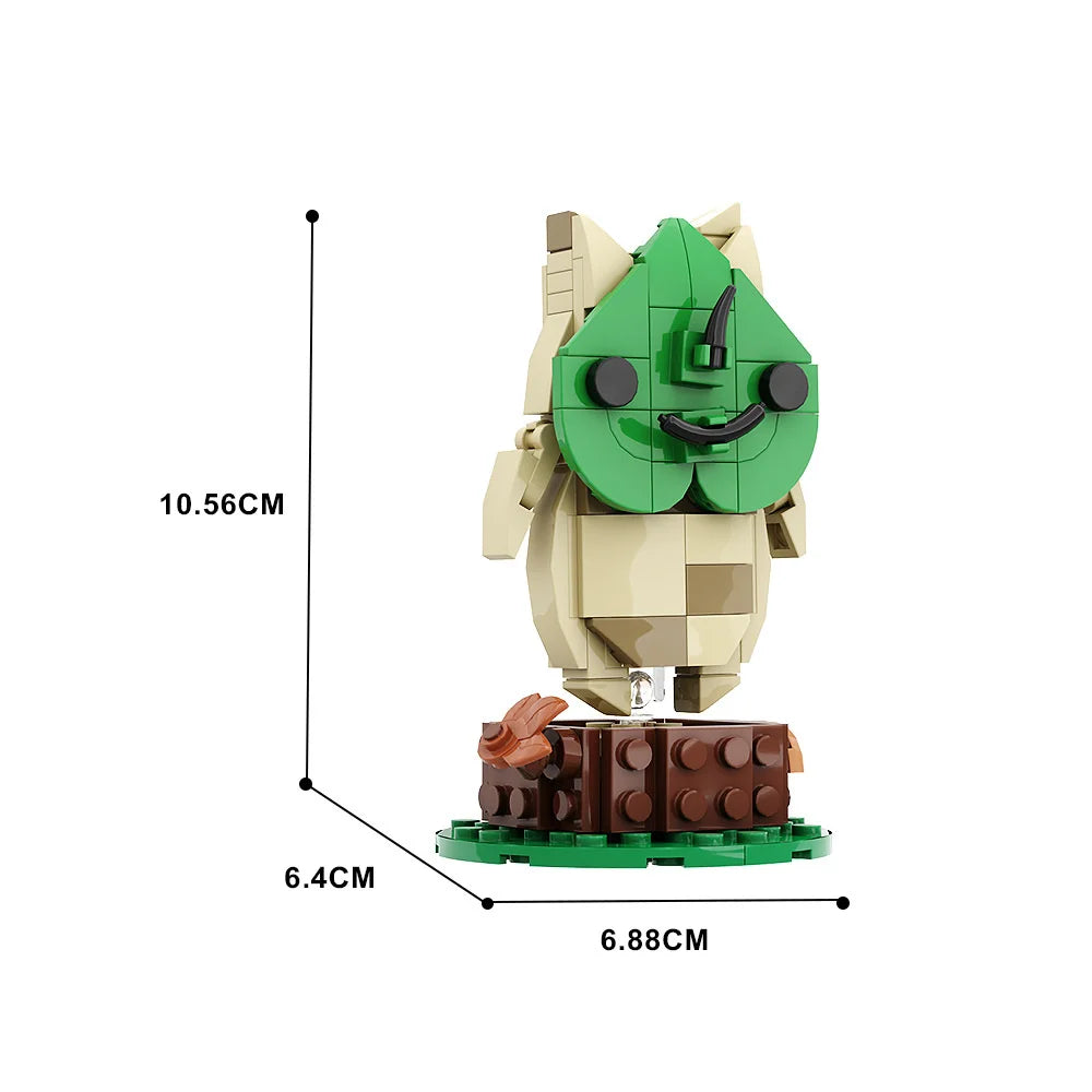 Zelda Breath Of The Wild Haha Building Block Set Anime Ruins Guardian Keglo Seeds Game Action Figures Bricks Model Children Toys