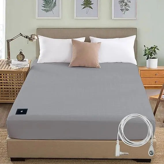 Fitted sheet Organic cotton with Conductive fiber Grounding bed sheet for Nature Wellness