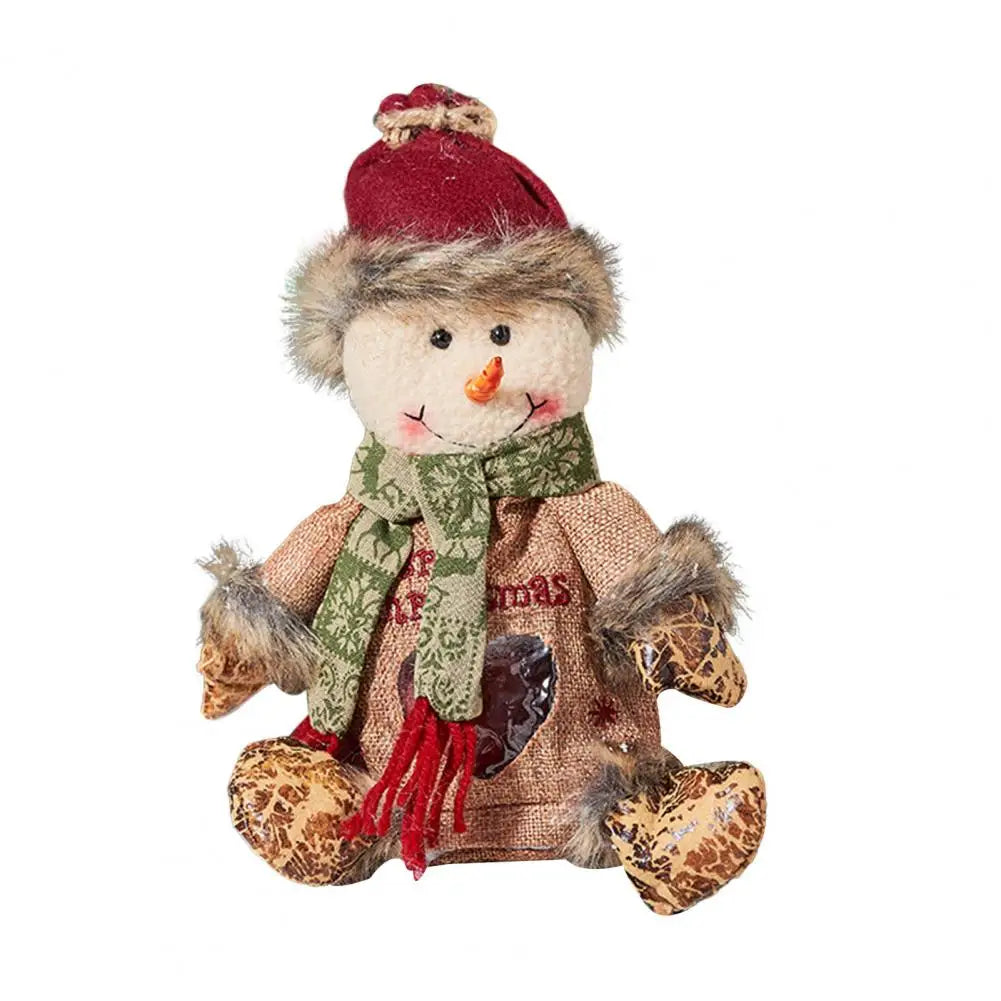 Gift Bag Drawstring Gift Bag Festive Christmas Gift Bags with Zipper Closure for Party Candy Storage Santa Snowman for Holiday