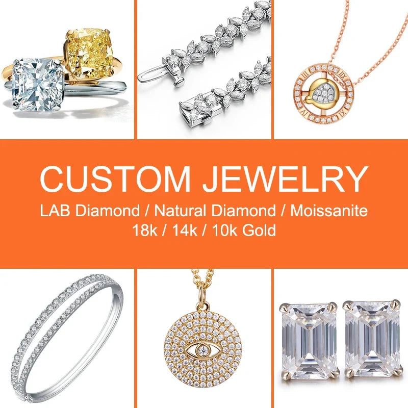 Messi Jewelry With IGI GIA Certificate Round Lab Grown Diamonds 0.5~0.6ct 0.7~0.8ct 0.8~0.9ct 1~1.1ct 1.5ct 1.6~1.7ct Wholesale