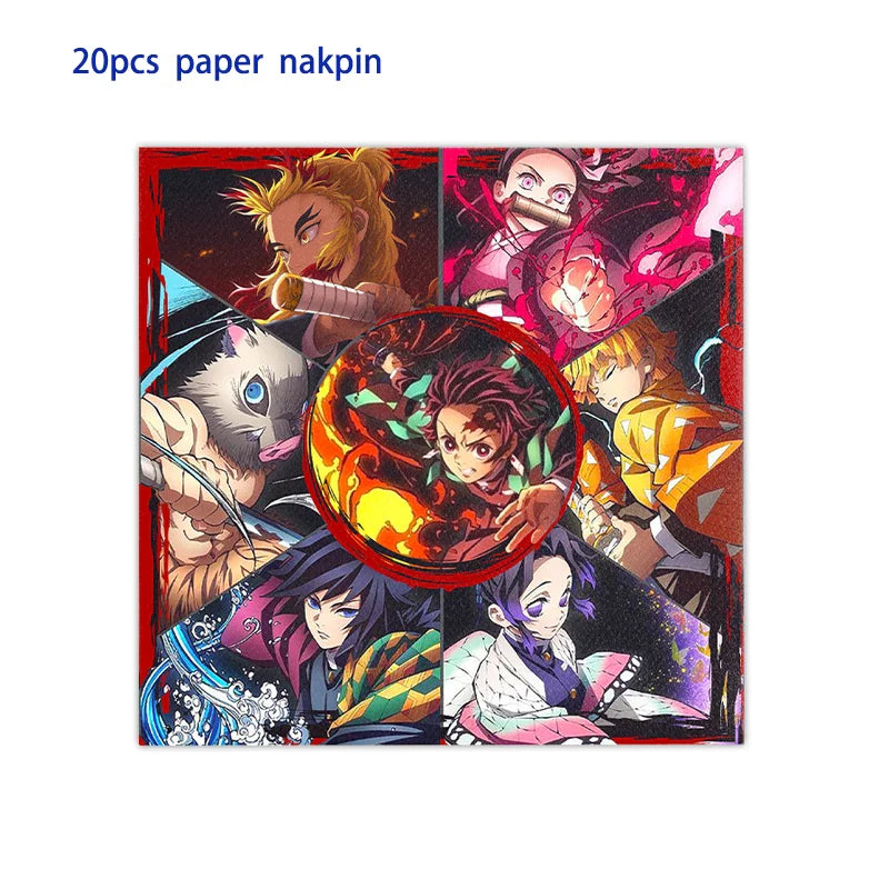 Anima Demon Slayer Party Decoration Supplies