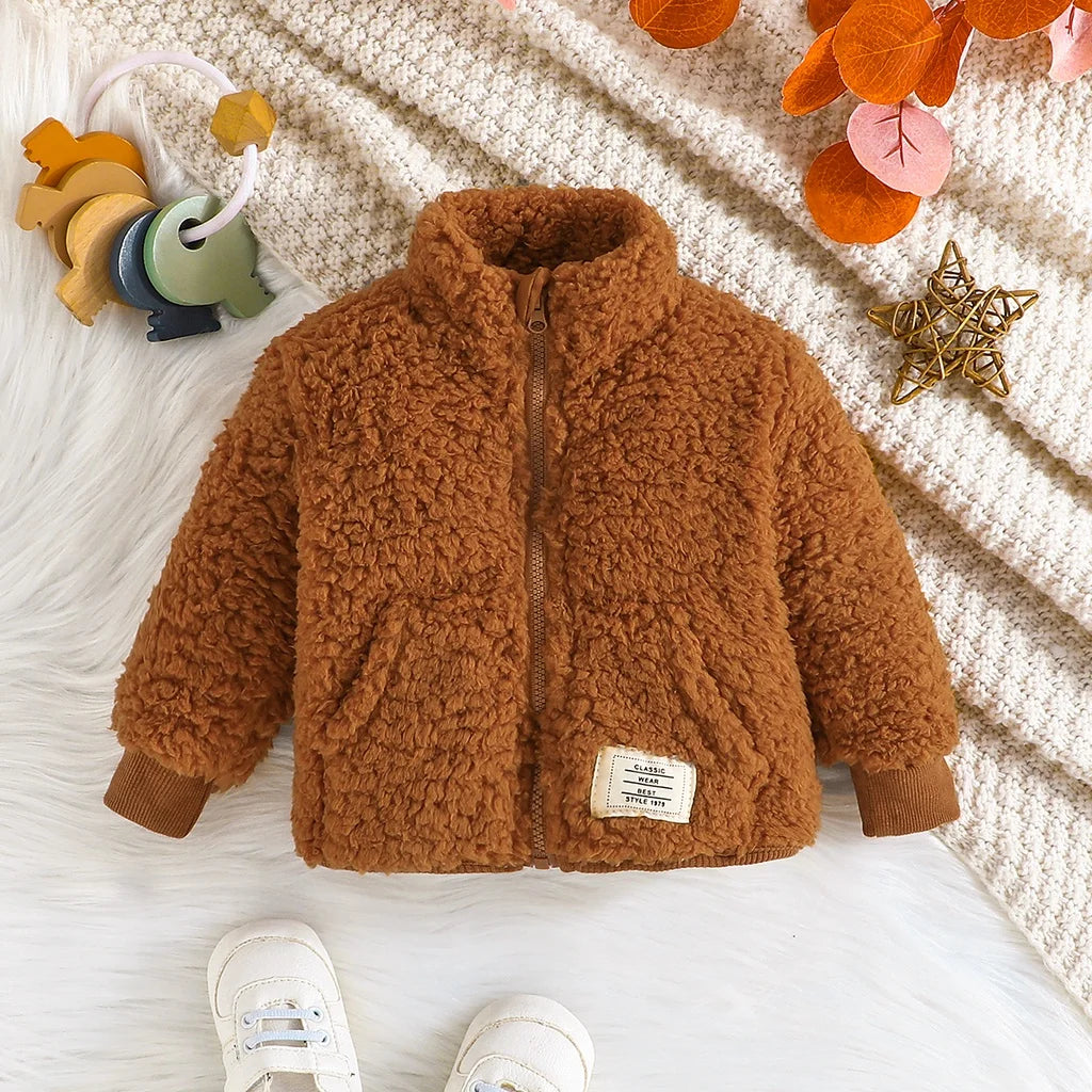 Newborn Outwear Baby Kids Clothes 3-36 Months Fashion Long Sleeve Warm Winter for  Children