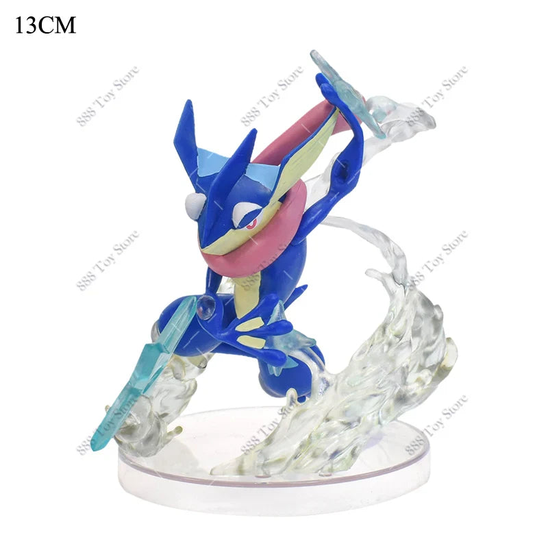 Anime Pokemon Figures Squirtle Charizard Bulbasaur Charmander Vulpix Special Effects Scene Version PVC Action Figure Model Toys